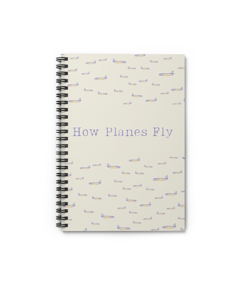 How Planes Fly, Funny Cabin Crew, Flight Attendant Ruled Notebook