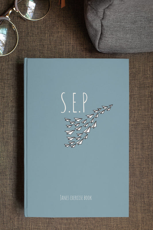 Personalised Cabin Crew Notebook | S.E.P Exercise Book | Flight Attendant Notebook | Spiral or Hard Cover