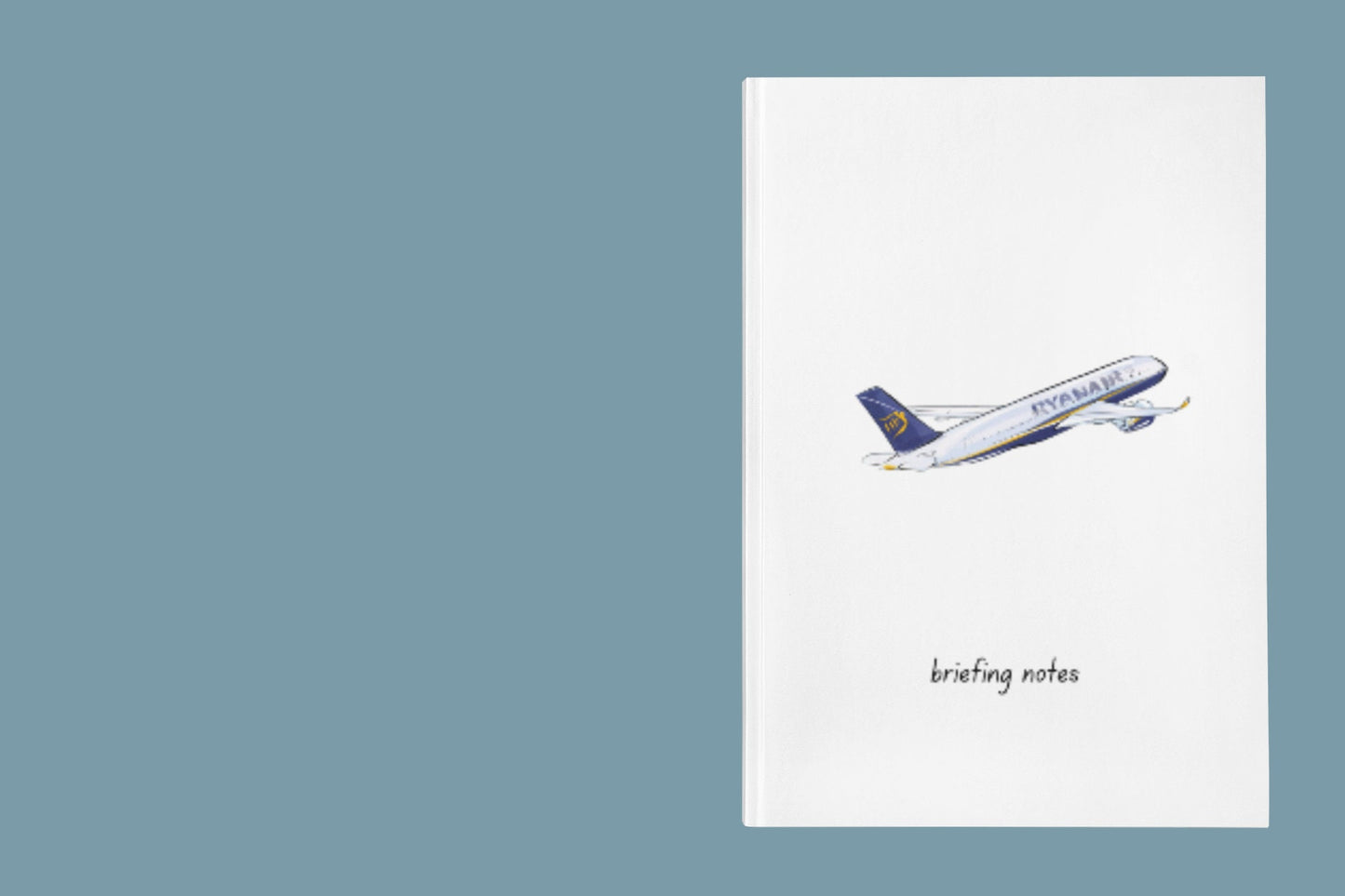 Briefing Notes | Cabin Crew Notebook | Cabin Crew Accessories | Flight Attendant  | Hardbacked Notebook |  BA, TUI, Ryanair | Any Airline