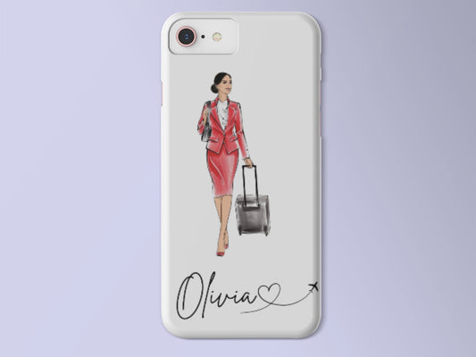 Virgin Atlantic Personalised Cabin Crew Phone Case | Any Device Type | Personalised with your name