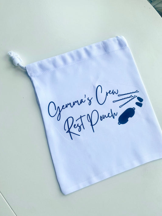 Personalised Crew Rest Pouch