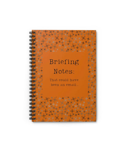 Briefing Notes, that could have been an email, Funny Aviation Notebook, Cabin Crew Notebook