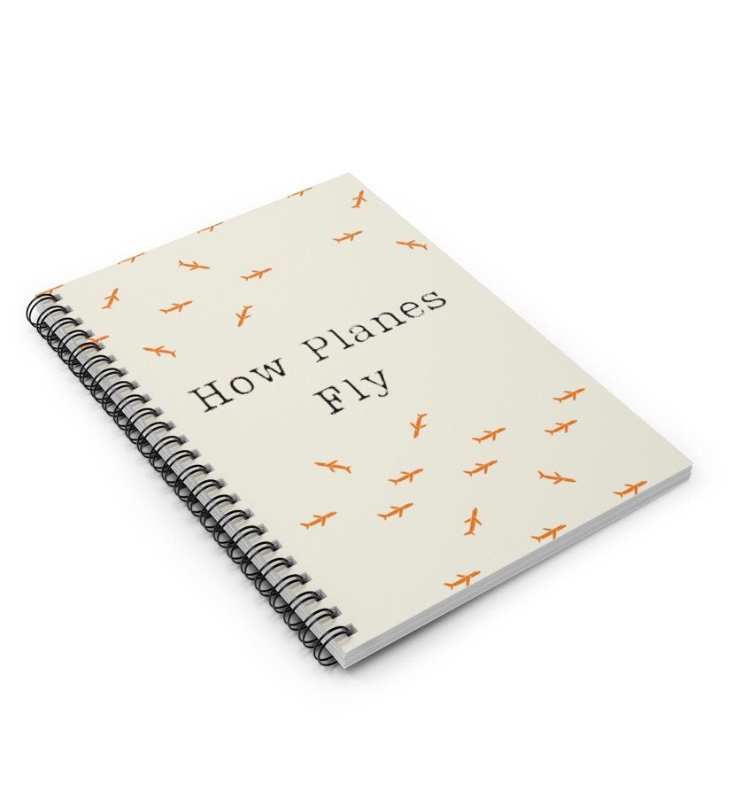 How Planes Fly, Funny Aviation Ruled Notebook,