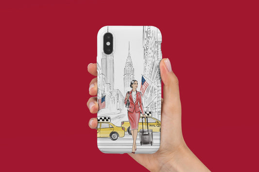 Virgin Atlantic ‘NYC’ Matte Snap Case | Device Case | IPhone case | Phone Case | Cabin Crew Accessories | Cabin Crew Gift