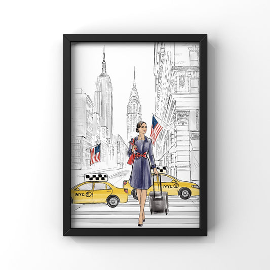 Air France ‘New York, New York’ Poster