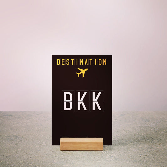 Aviation Wedding | Table ‘Number’ Wooden Sign with Solid Oak Stand | Destination Wedding | Travel Aviation Themed Wedding | Table Top Sign